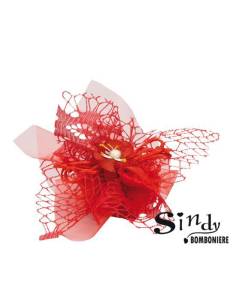 CENTRINI SACCHETTI FAZZOLETTI A RETE CON TIRANTE PER CONFETTI BOMBONIERE Multicolor  a1722 2