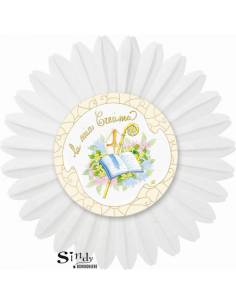 FESTONE GHIRLANDA ADDOBBO CRESIMA 50 CM. d.